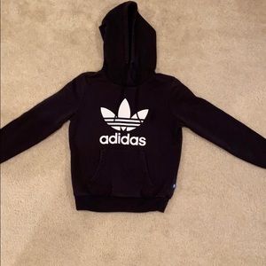 Adidas classic black hoodie